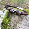 Spartan leather bracelet